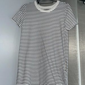 Stripped t shirt dress